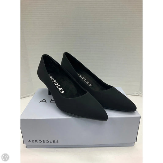 Shoes Heels Kitten By Aerosoles In Black, Size: 8.5