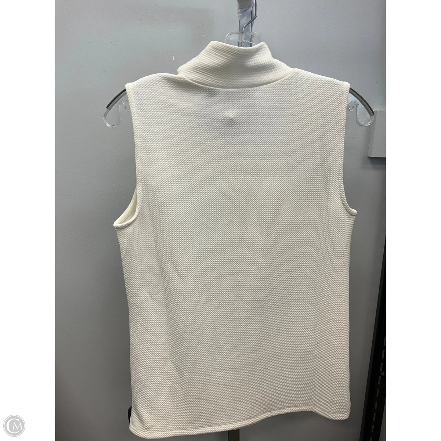 Top Sleeveless By Clothes Mentor In Cream, Size: S