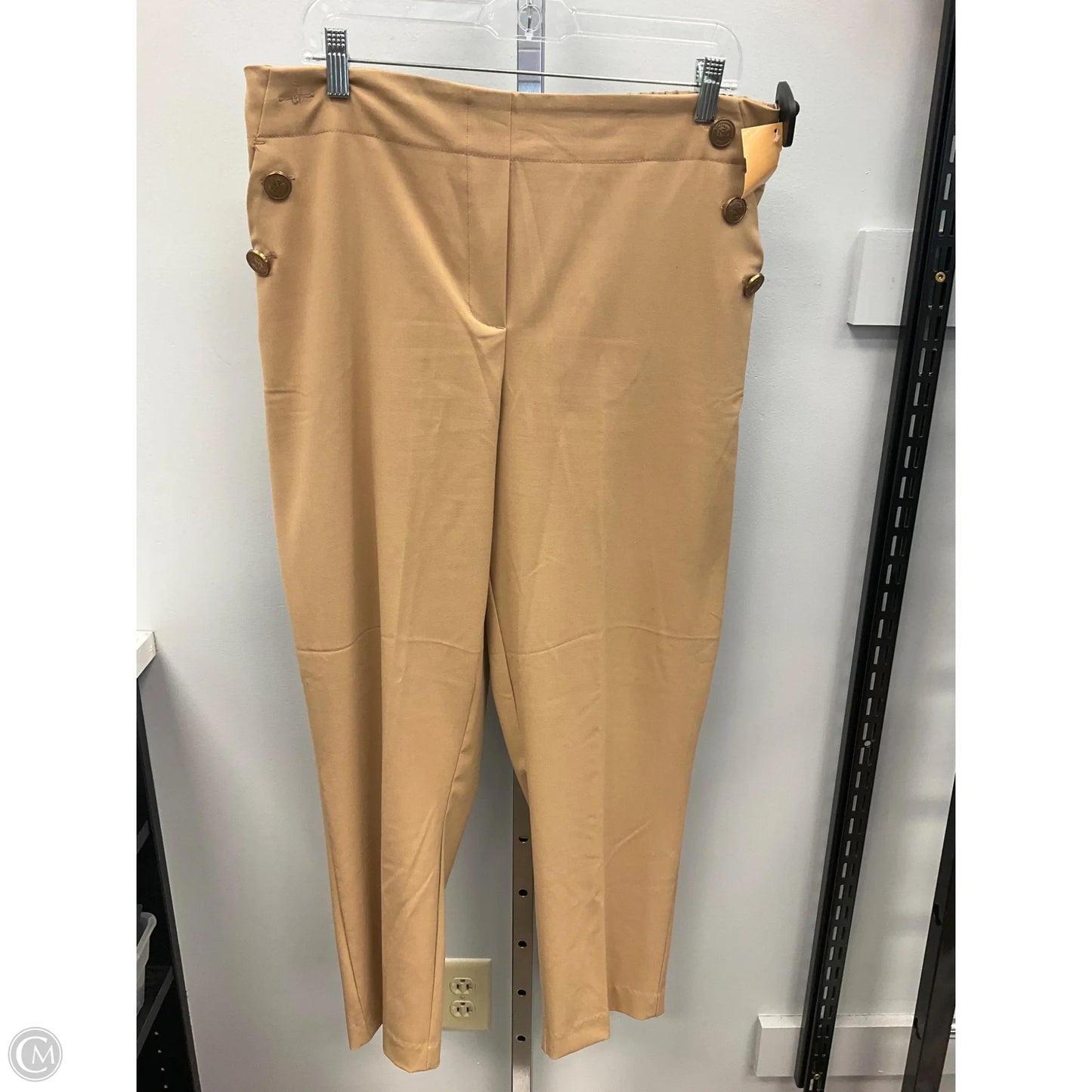 Pants Cropped By Jules & Leopold In White, Size: L