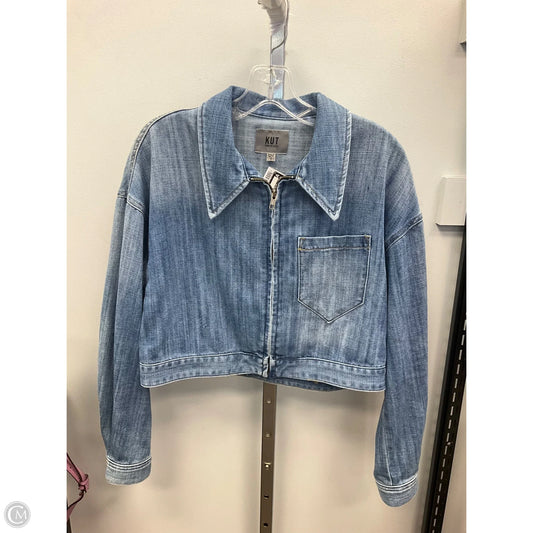 Jacket Denim By Kut In Blue Denim, Size: S