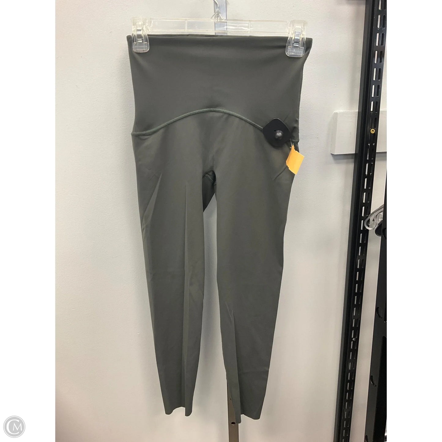 Athletic Leggings By Spanx In Green, Size: S