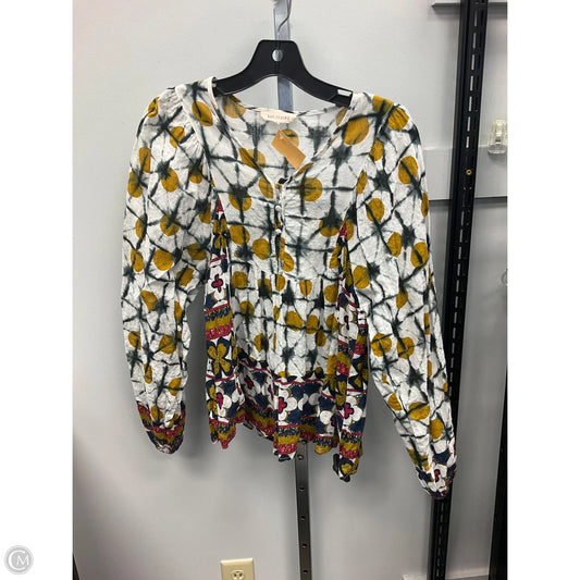 Top Long Sleeve By Solitaire In Multi-colored, Size: S