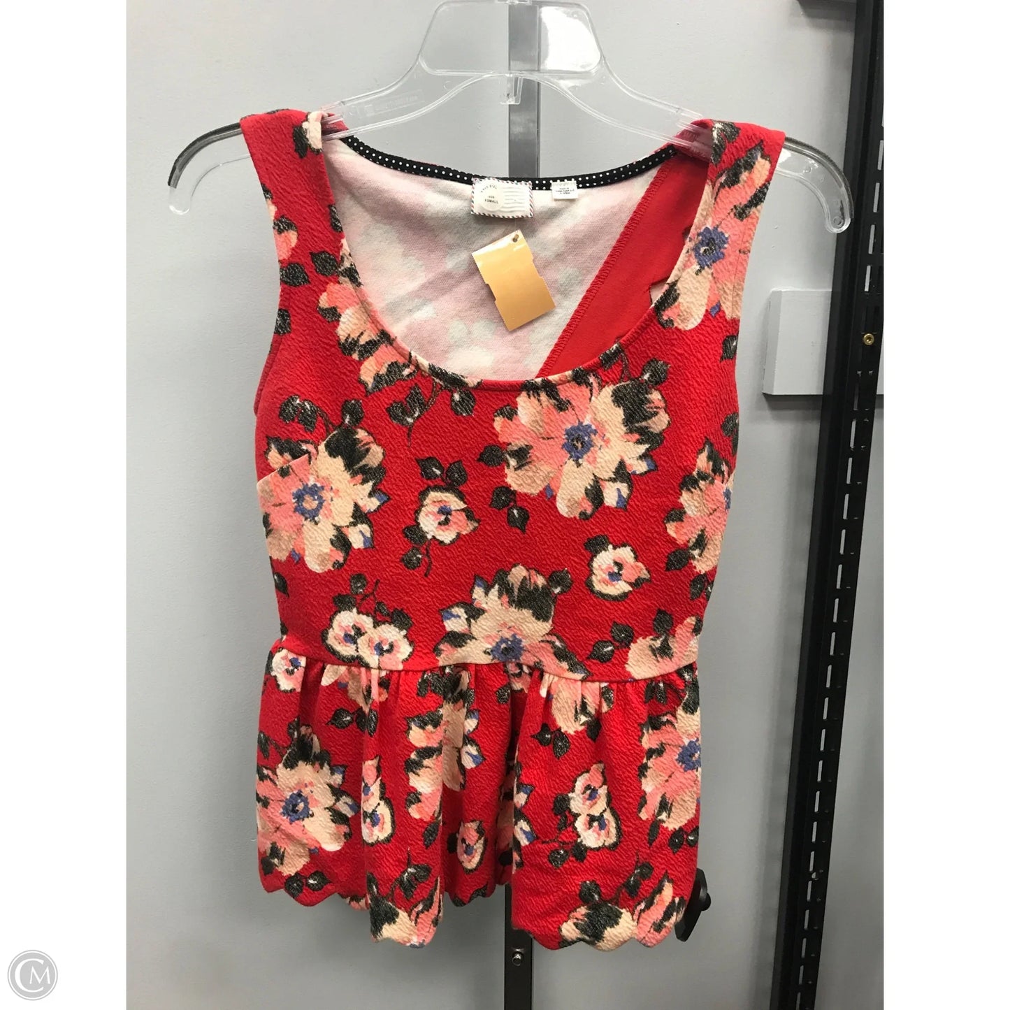 Top Sleeveless By Anthropologie In Floral Print, Size: Xs