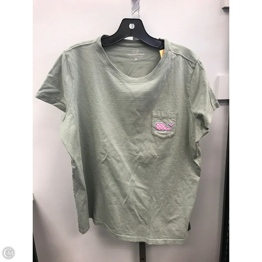 Top Short Sleeve By Vineyard Vines In Green, Size: Xl