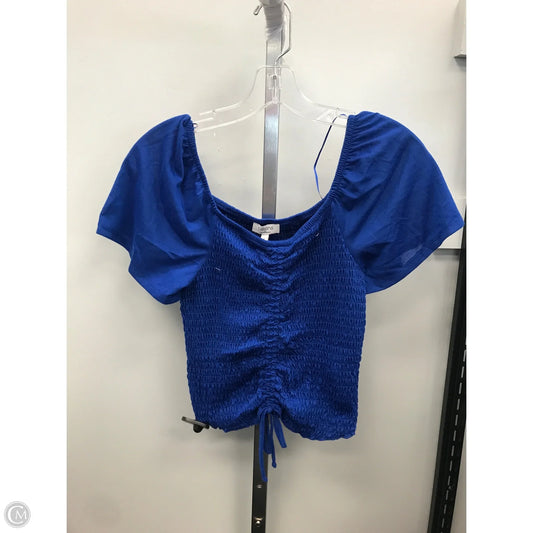 Top Short Sleeve By Crown And Ivy In Blue, Size: S
