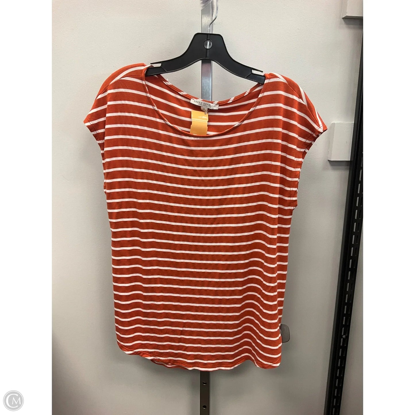 Top Sleeveless By Green Envelope In Striped Pattern, Size: M