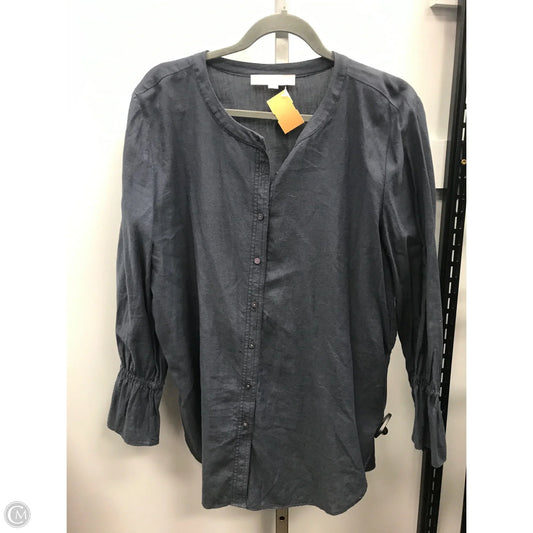 Top Long Sleeve By Loft In Blue, Size: L