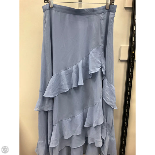 Skirt Maxi By Ann Taylor In Blue, Size: 10