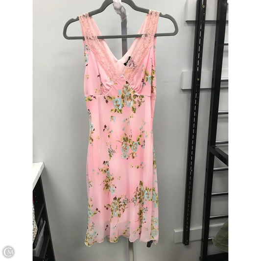 Dress Casual Midi By Rue 21 In Floral Print, Size: M