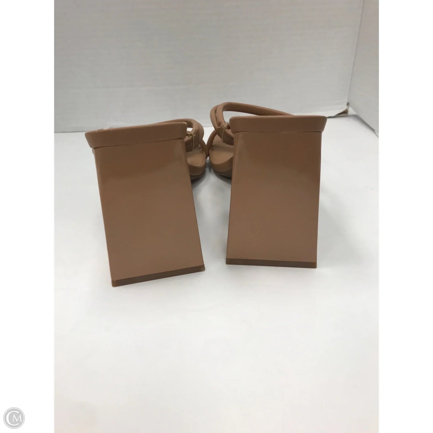 Sandals Heels Block By Abound In Tan, Size: 8