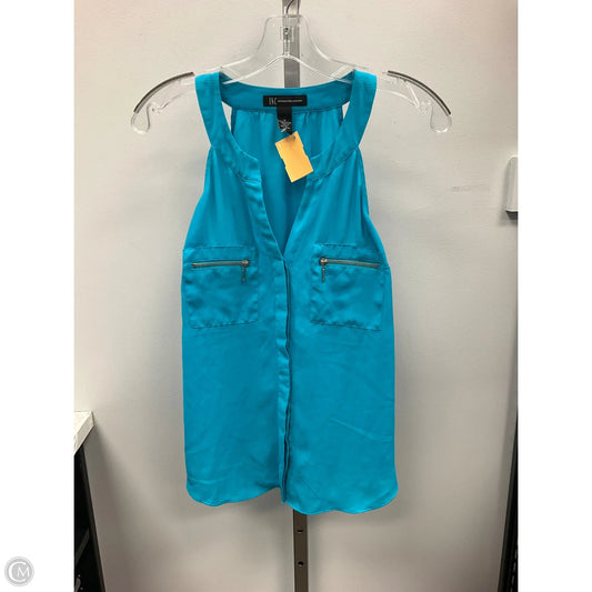 Top Sleeveless By Inc In Aqua, Size: 2