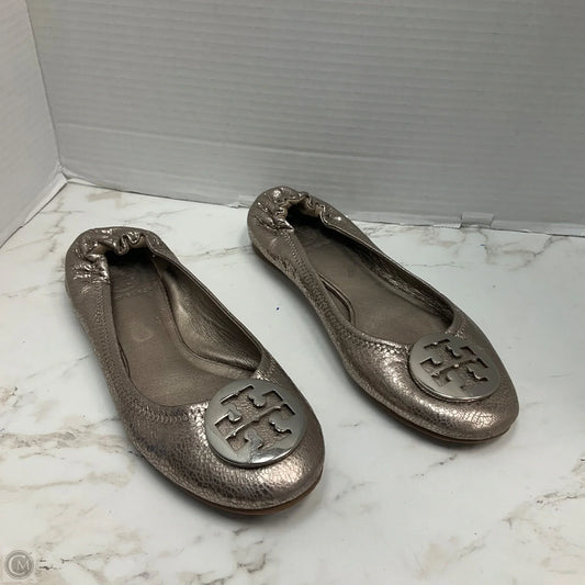 Shoes Designer By Tory Burch In Gold, Size: 7