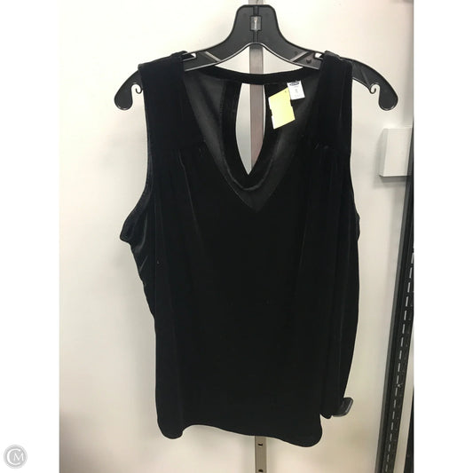 Top Sleeveless By Old Navy In Black, Size: Xl