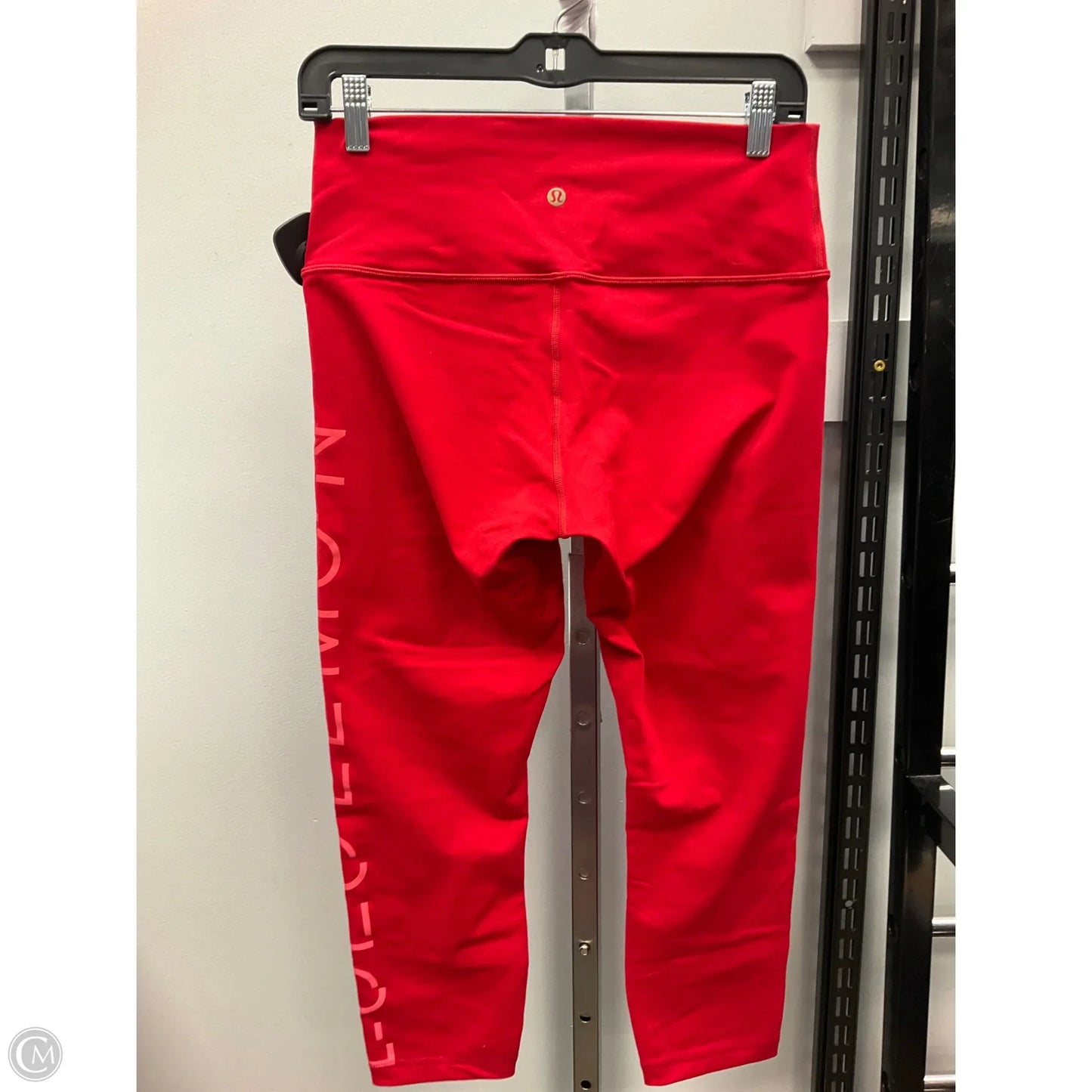 Athletic Capris By Lululemon In Red, Size: 10