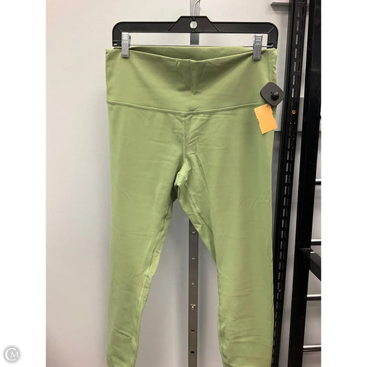 Athletic Capris By Lululemon In Green, Size: 12