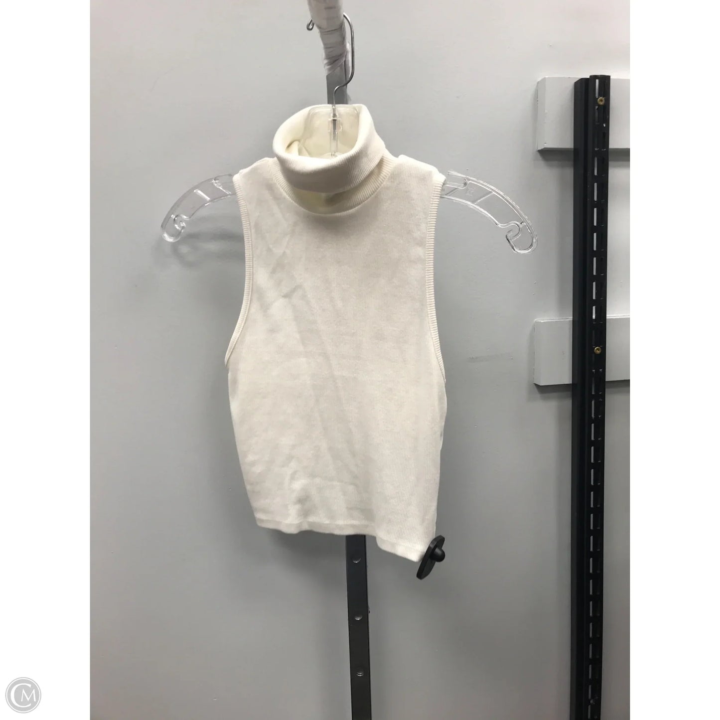 Top Sleeveless By Zara In White, Size: S