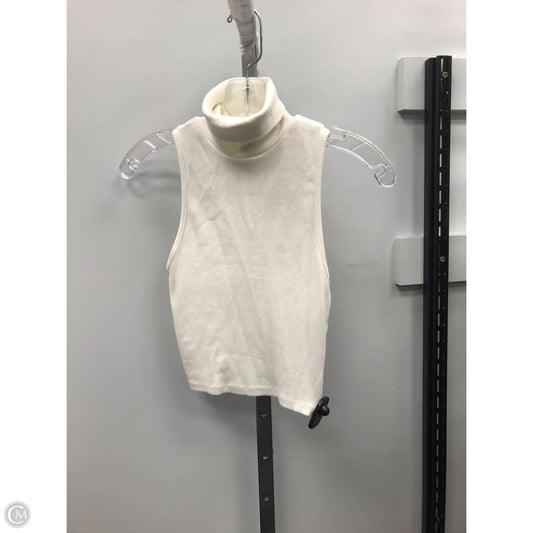 Top Sleeveless By Zara In White, Size: S