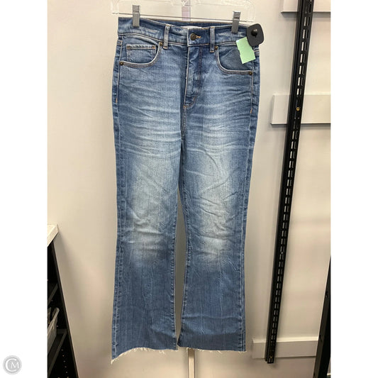 Jeans Flared By Loft In Blue Denim, Size: 2