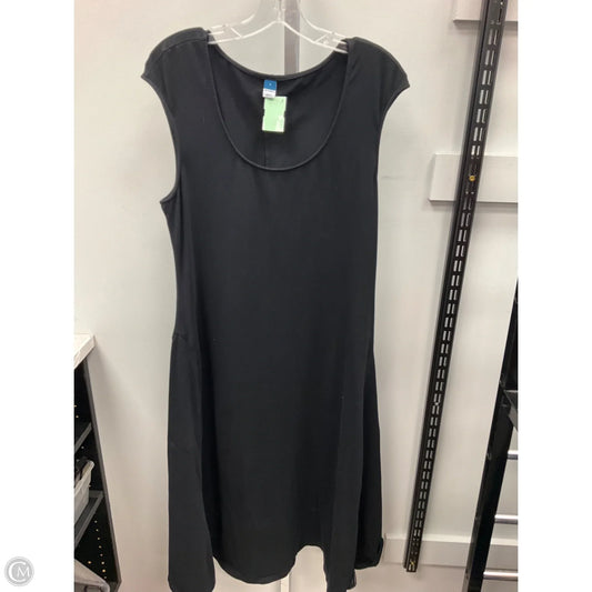 Dress Casual Maxi By Old Navy In Black, Size: L