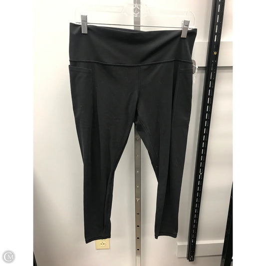 Athletic Capris By Athleta In Black, Size: Xl