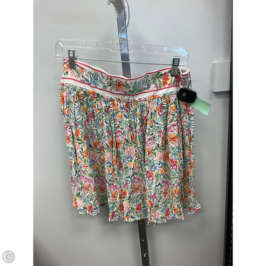 Skirt Mini & Short By Rachel Zoe In Floral Print, Size: L