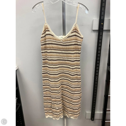 Dress Casual Short By Olive And Oak In Striped Pattern, Size: L