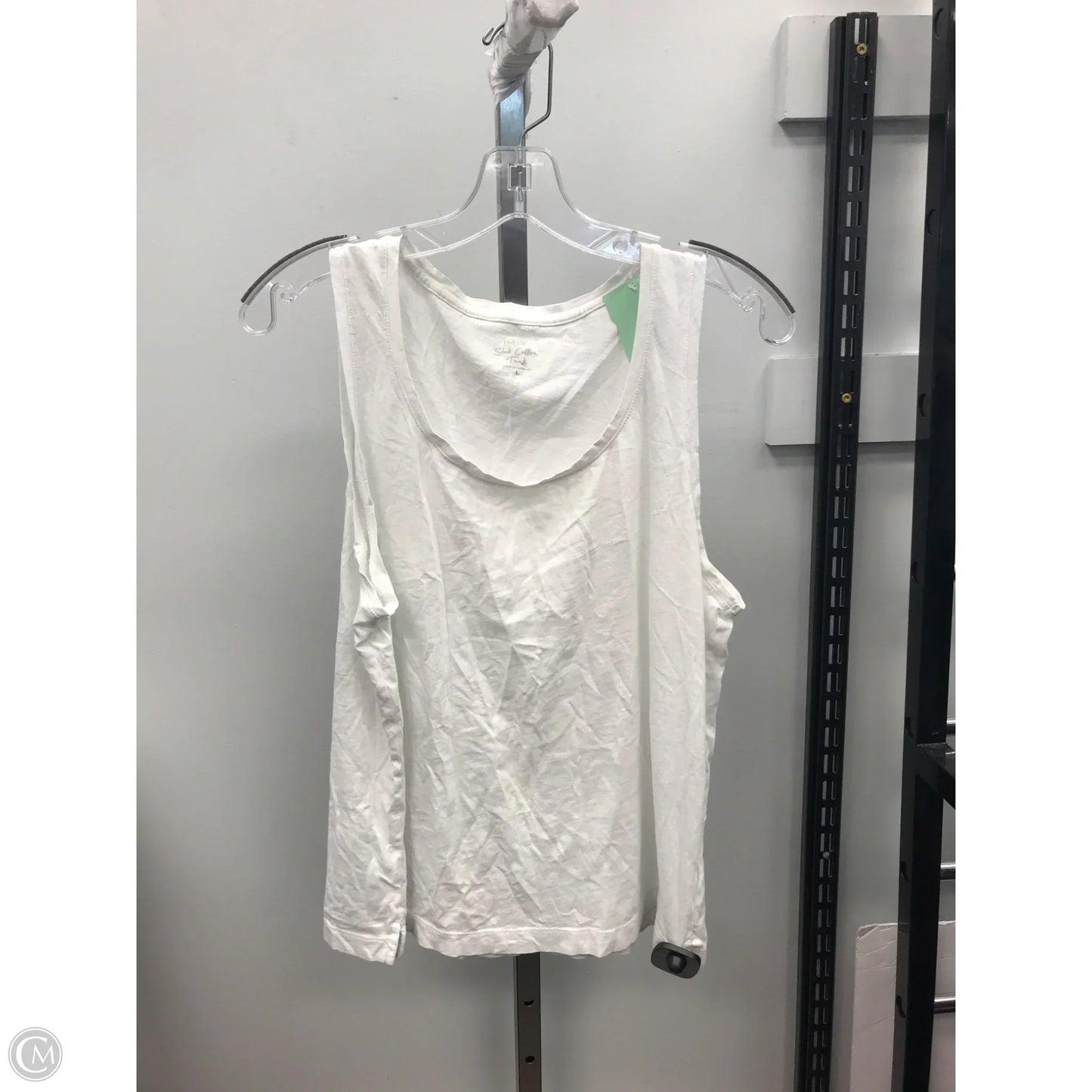 Tank Top By J. Crew In White, Size: L