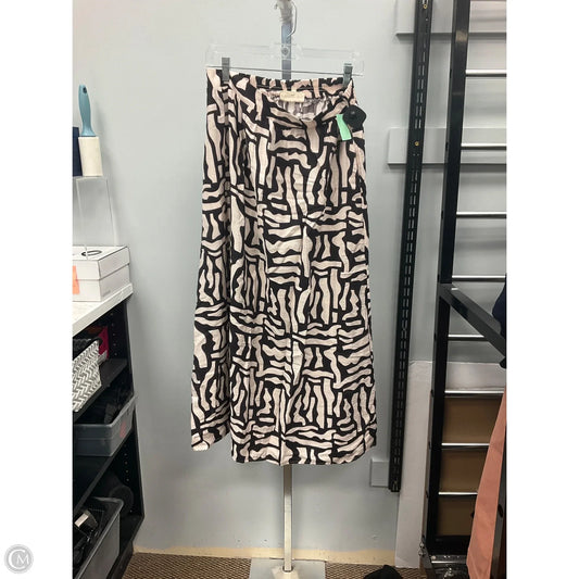 Skirt Maxi By Melloday In Black & Cream, Size: M
