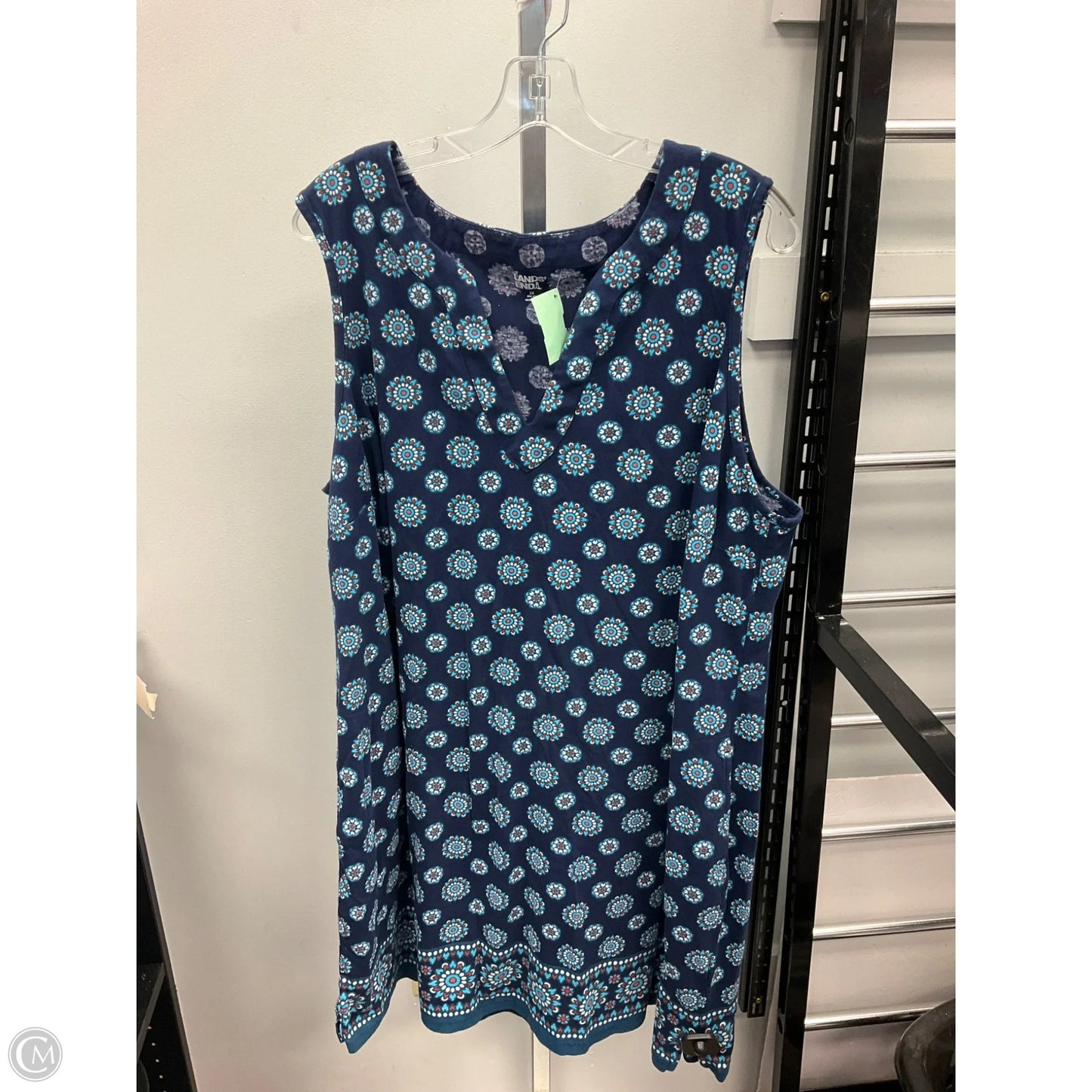 Dress Casual Short By Lands End In Multi-colored, Size: 2x