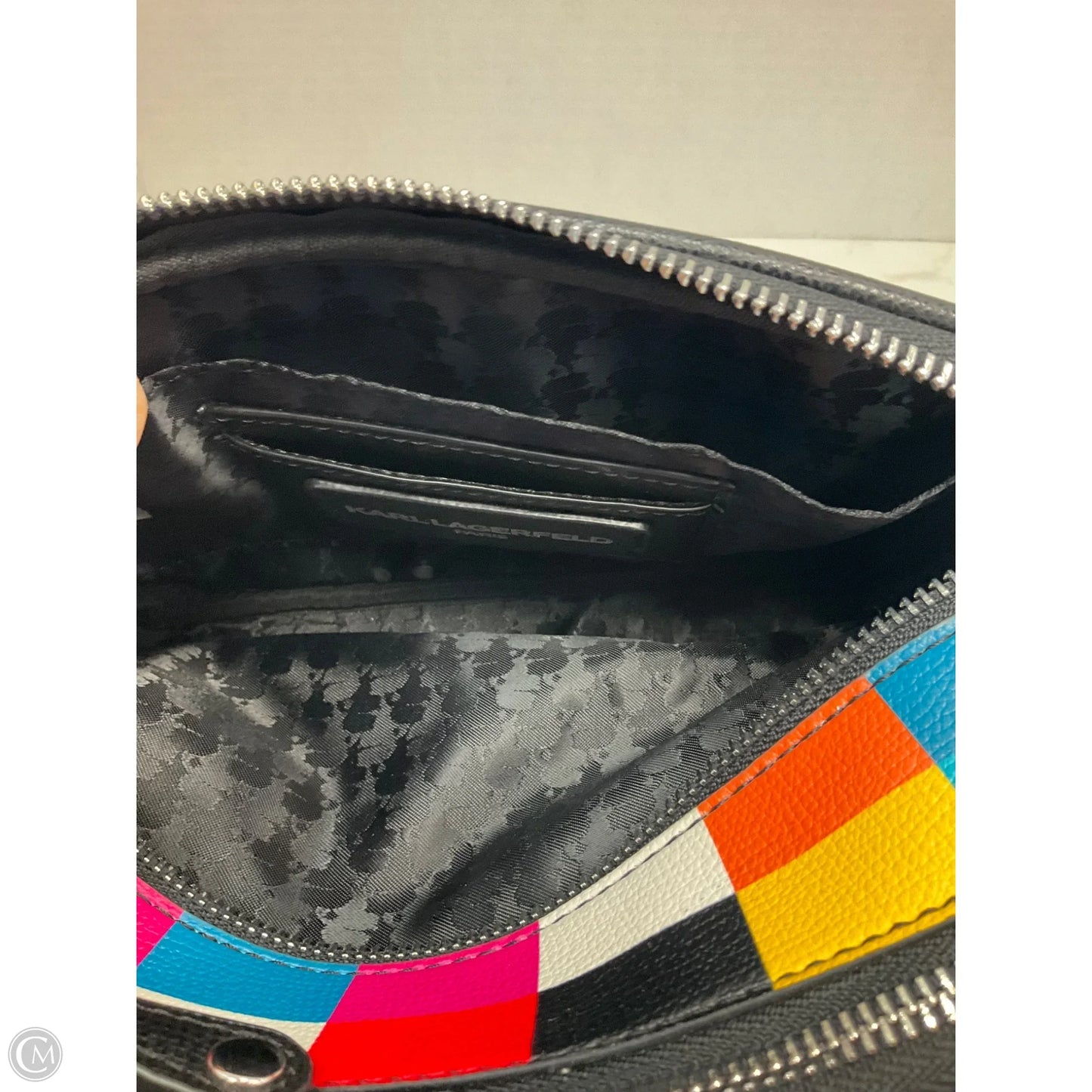 Crossbody Designer By Karl Lagerfeld, Size: Medium