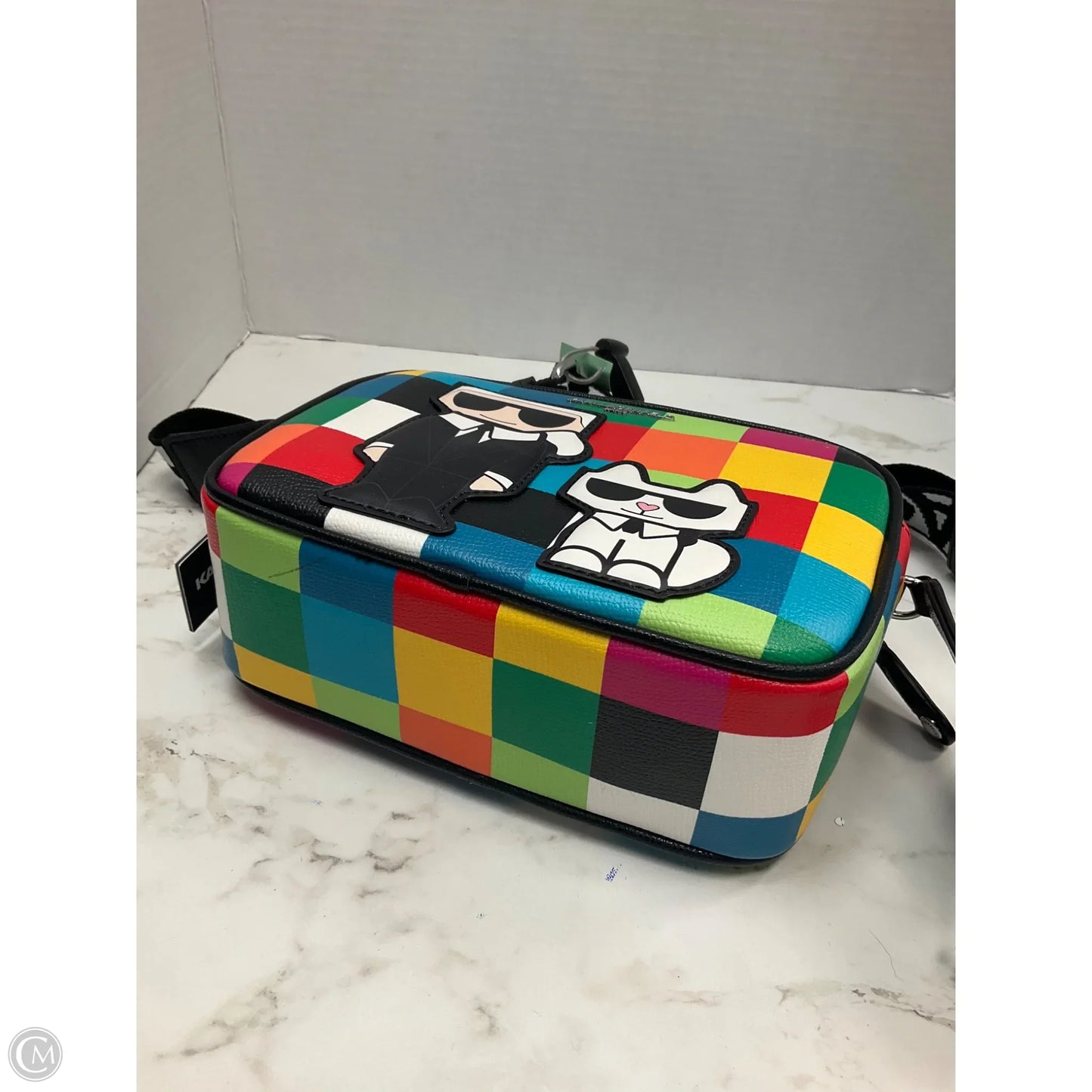 Crossbody Designer By Karl Lagerfeld, Size: Medium