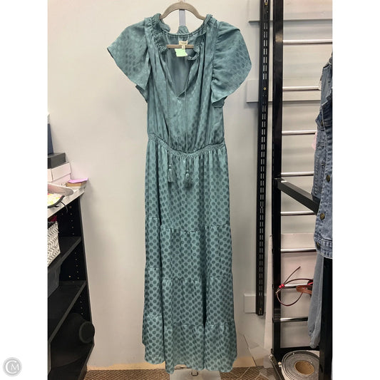 Dress Casual Maxi By Max Studio In Teal, Size: L