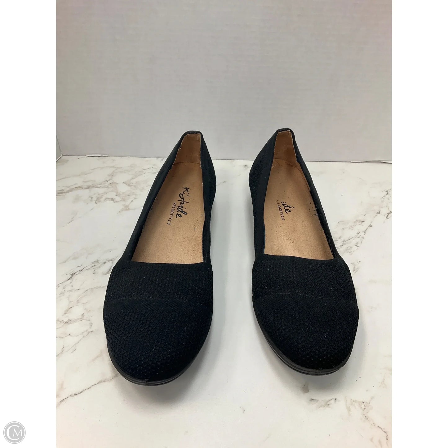 Shoes Heels Wedge By Life Stride In Black, Size: 9.5