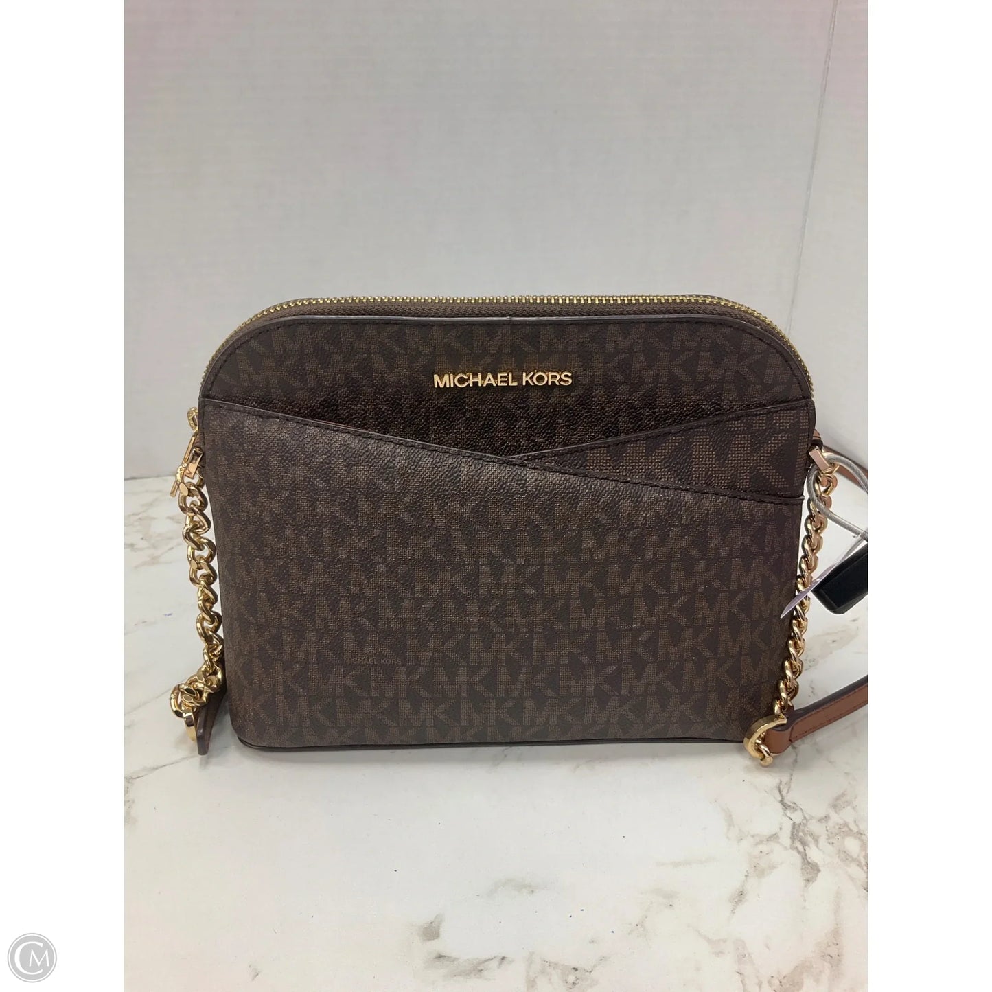 Crossbody Designer By Michael Kors, Size: Medium