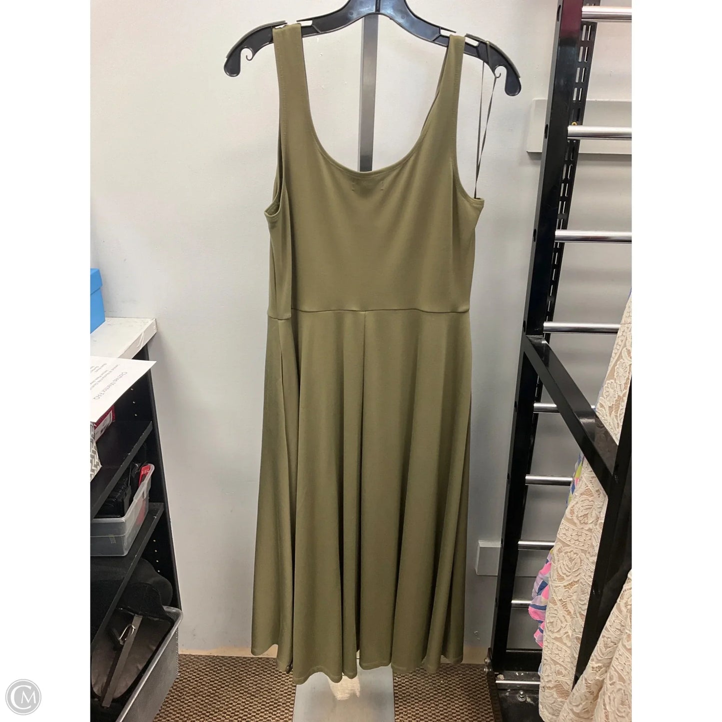 Dress Casual Midi By Alfani In Green, Size: Lp