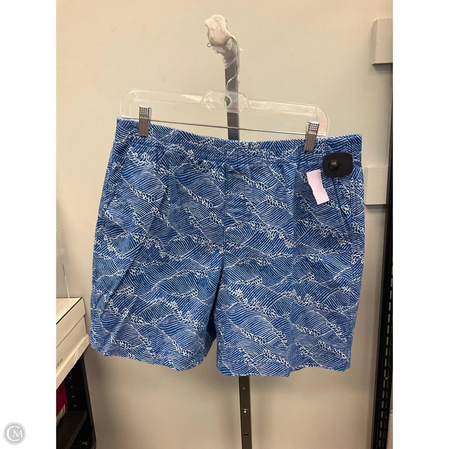 Shorts By Lands End In Blue & White, Size: 14