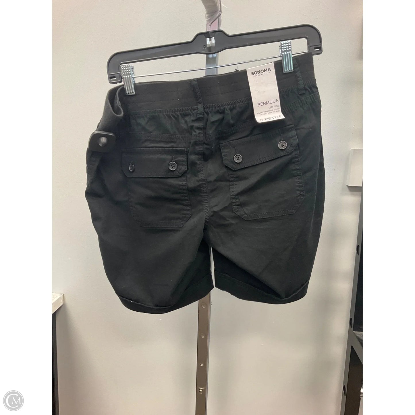 Shorts By Sonoma In Black, Size: 8p