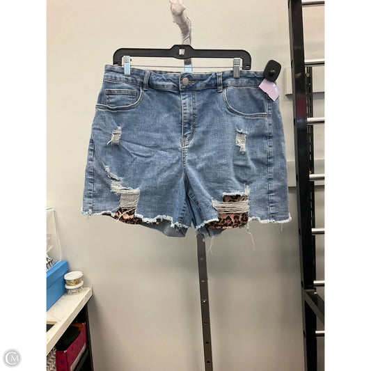 Shorts By A Beautiful Soul In Blue Denim, Size: 14