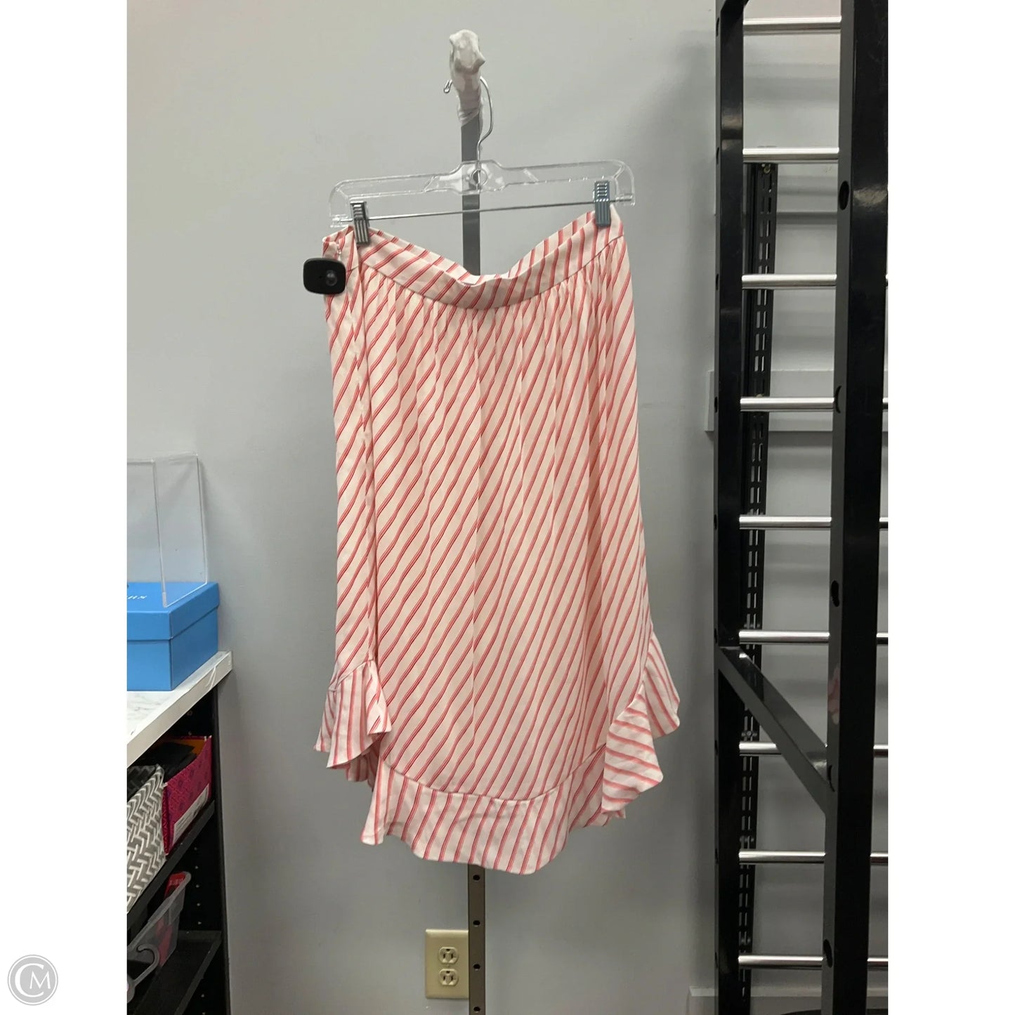 Skirt Midi By Lol Vintage In Striped Pattern, Size: 10