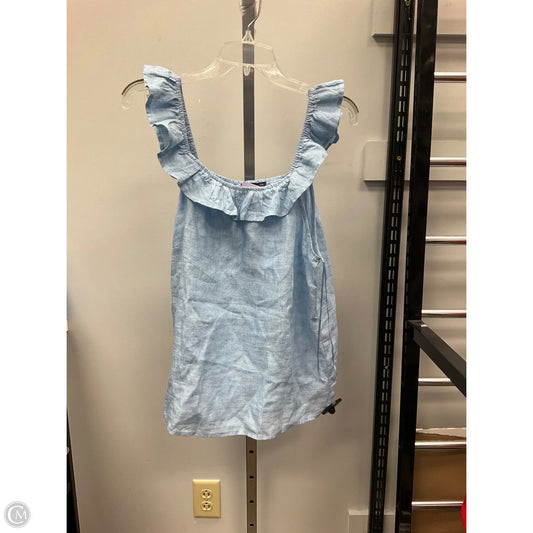 Top Sleeveless By Saks Fifth Avenue In Blue, Size: L