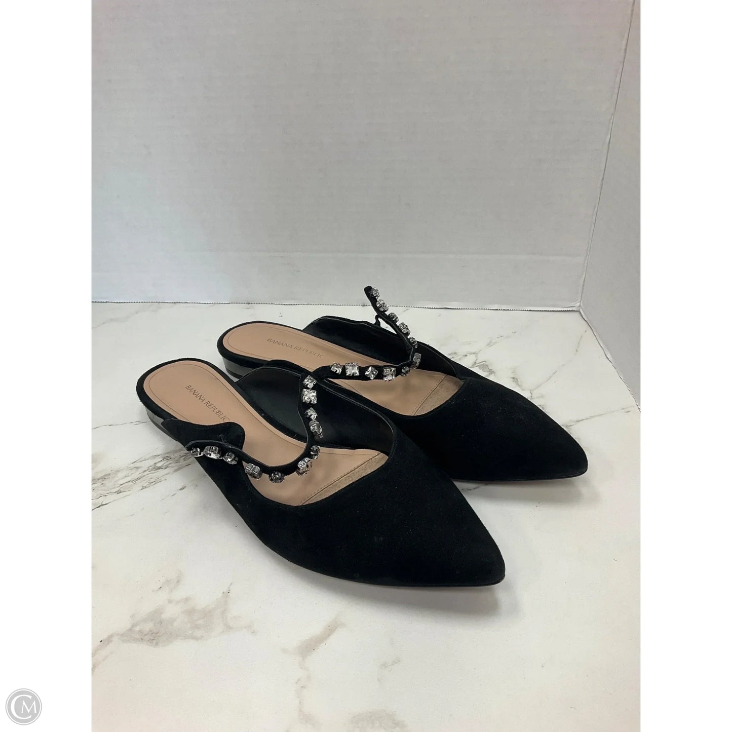 Shoes Flats By Banana Republic In Black, Size: 8