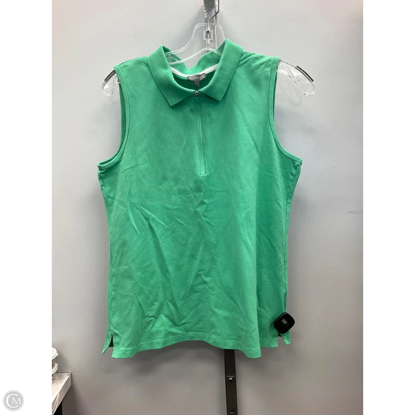 Top Sleeveless By Talbots In Green, Size: S