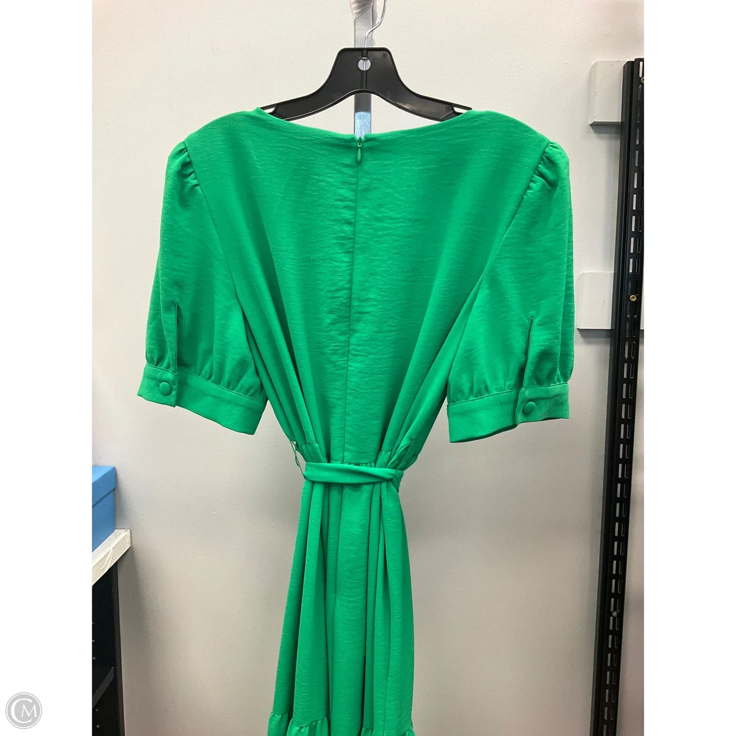 Dress Casual Midi By Dkny In Green, Size: 14