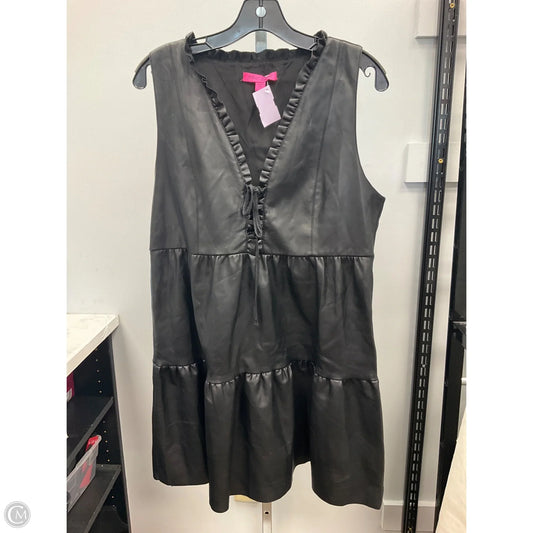 Dress Casual Short By Betsey Johnson In Black, Size: M