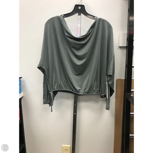 Athletic Top Long Sleeve Crewneck By Athleta In Green, Size: M