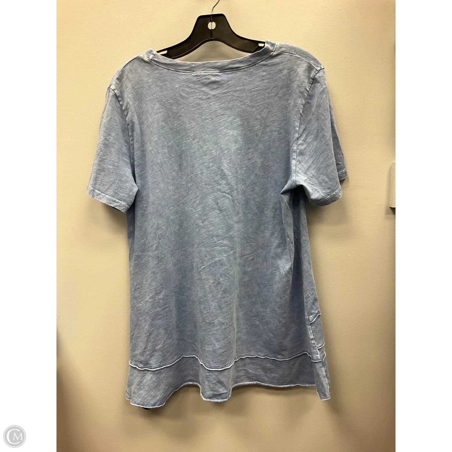 Top Short Sleeve By Jess And Jane In Blue, Size: M