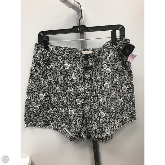 Shorts By Loft In Black & White, Size: 14