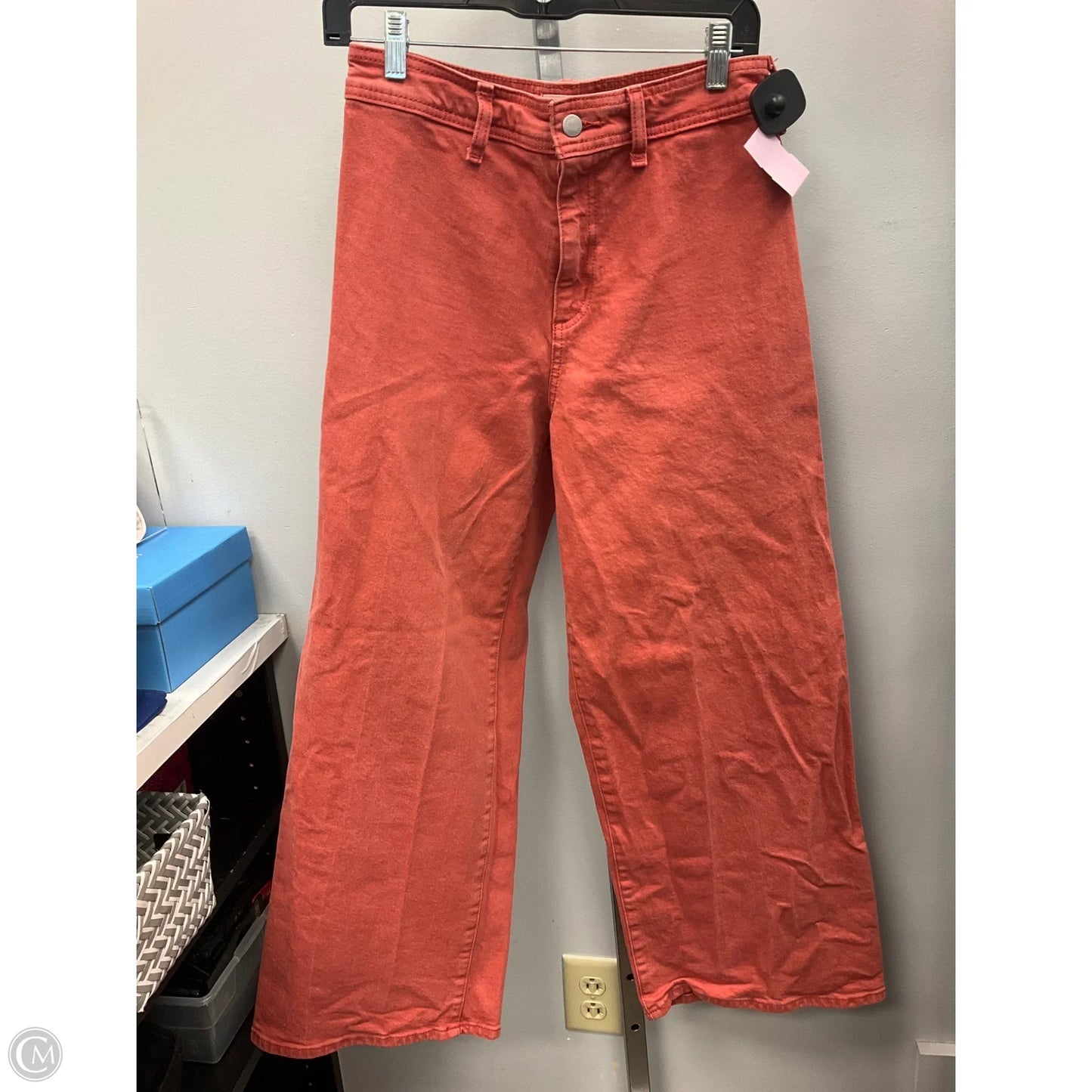 Jeans Wide Leg By Universal Thread In Orange, Size: 6