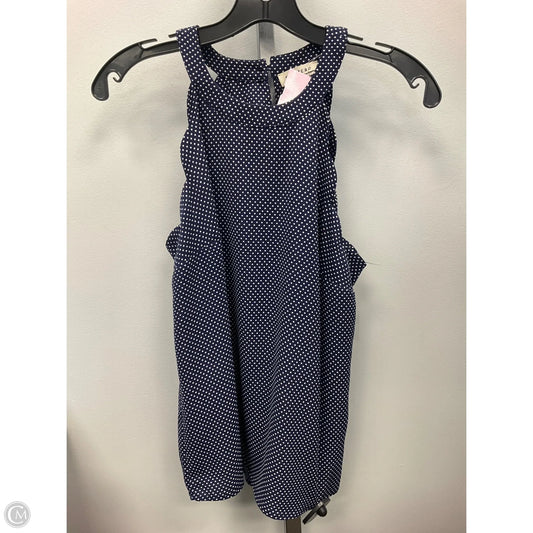 Top Sleeveless By Monteau In Polkadot Pattern, Size: S
