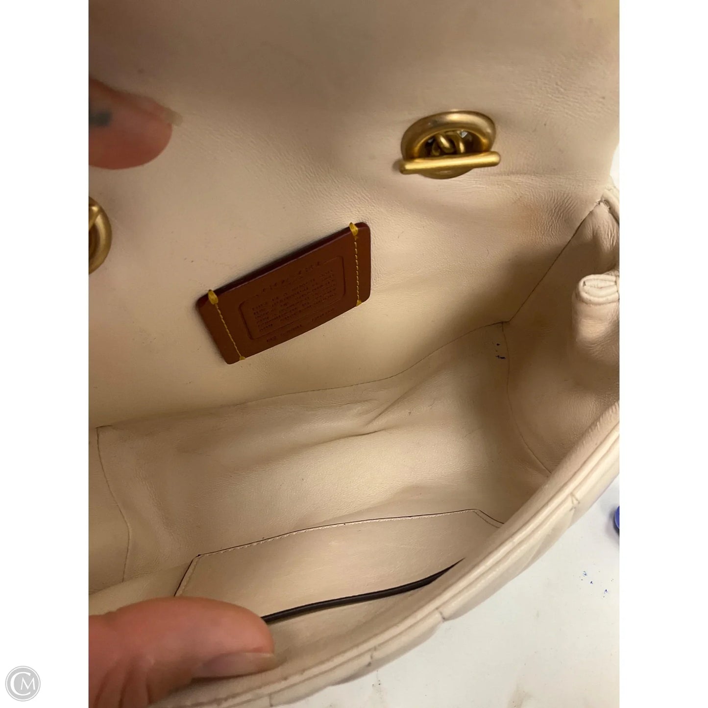 Crossbody Designer By Coach, Size: Small
